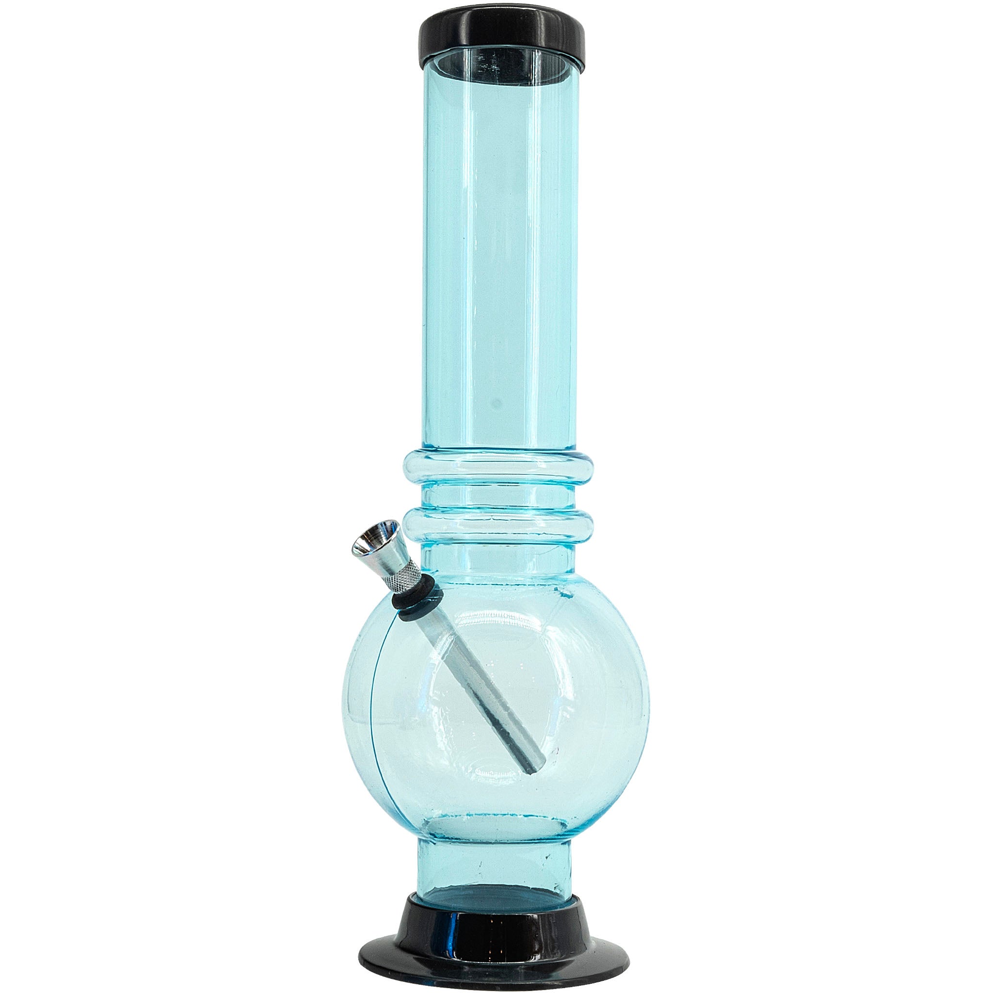 Acrylic Bubble Base Bong - 12-15"