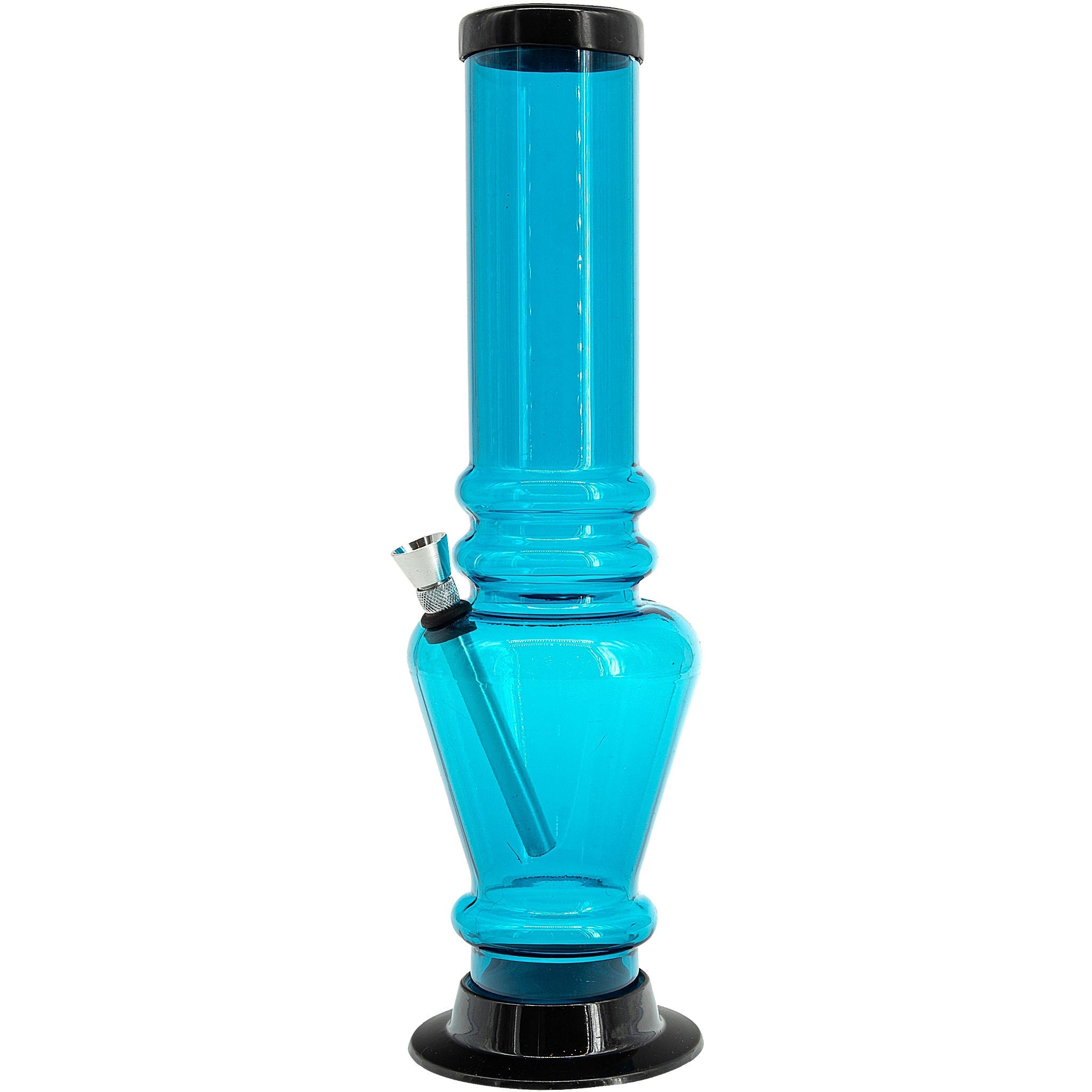 Acrylic Vase Base Bong  12"