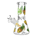 Pulsar Pine alien Design Series Glass Beaker Water Pipe - 8"