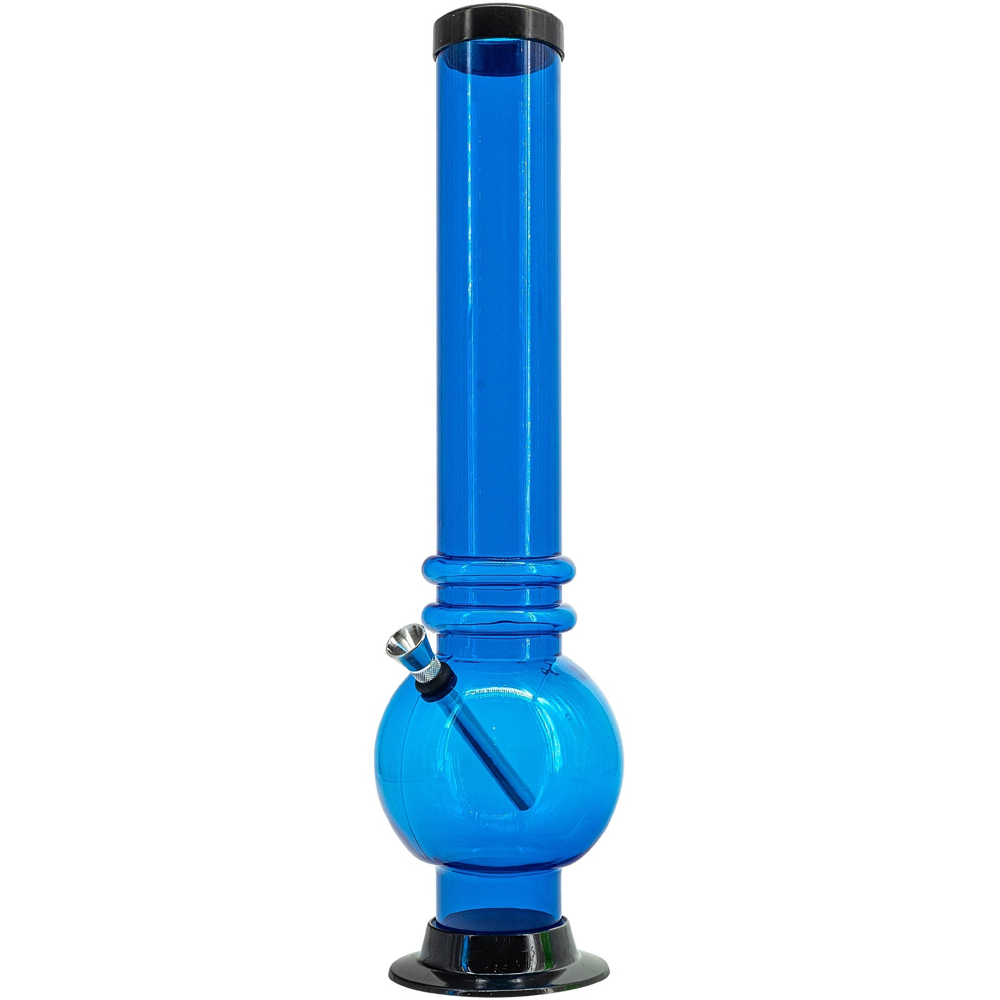Acrylic Bubble Base Bong - 12-15"