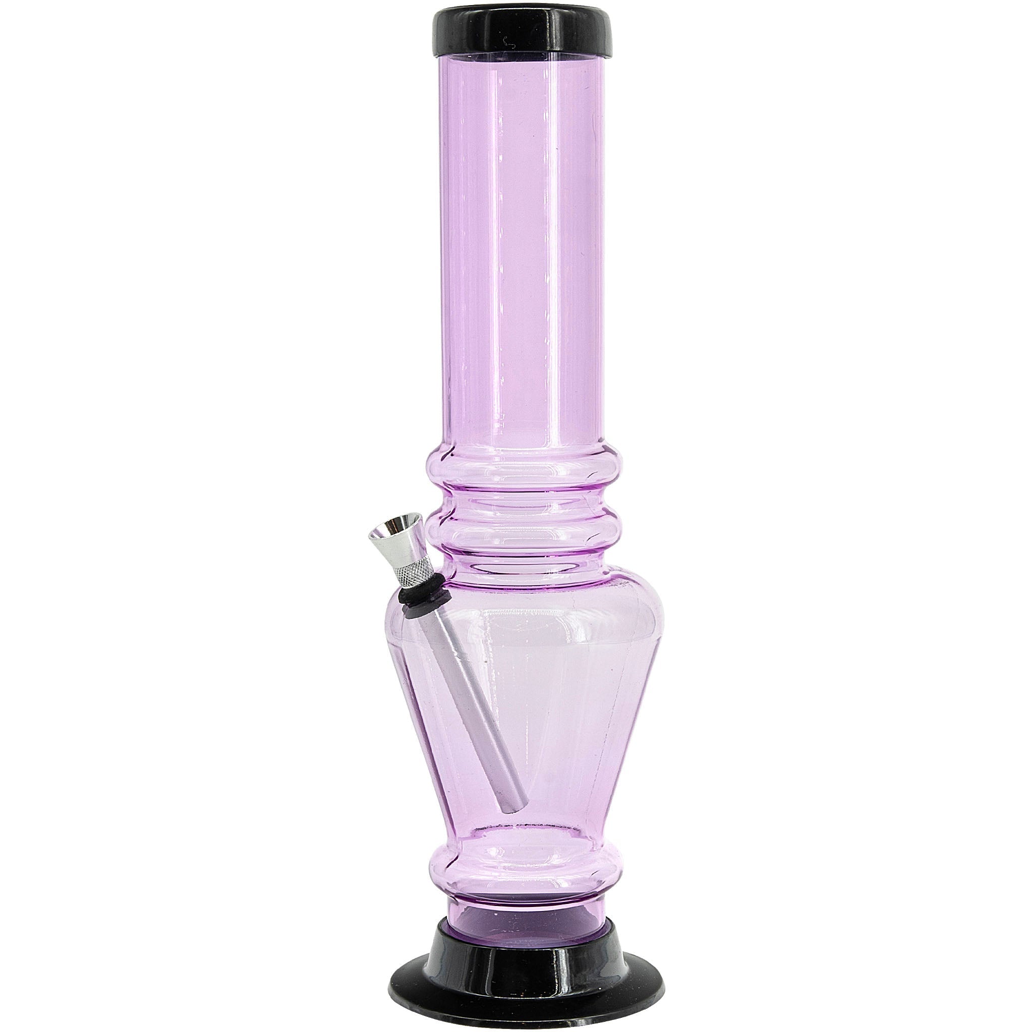 Acrylic Vase Base Bong  12"