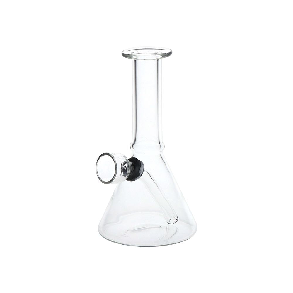 Mini, But Mighty Beaker Glass Water Pipe - 4.75" / Clear