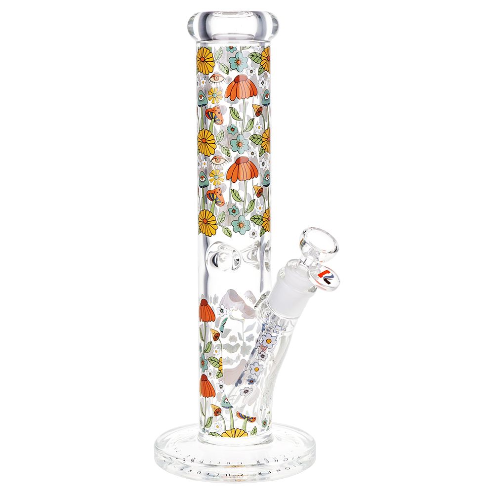 Pulsar Design Series Straight Tube Glass Water Pipe | 12" | 14mm F