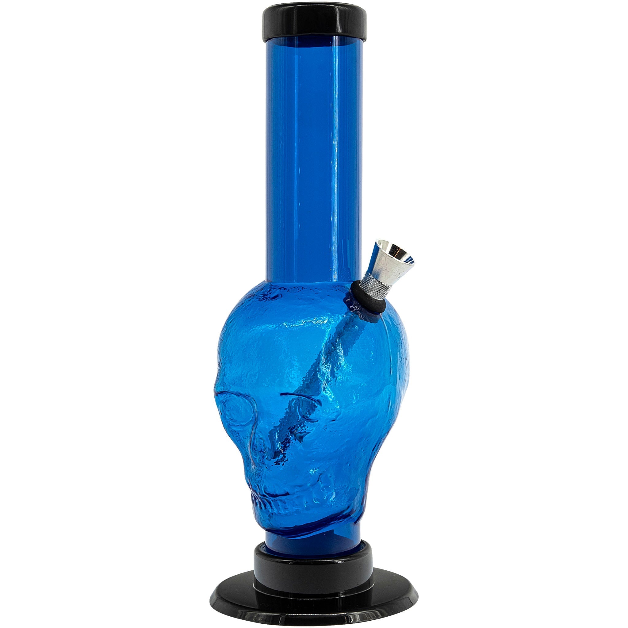Acrylic Skull Bong9-12" - Multiple Colors