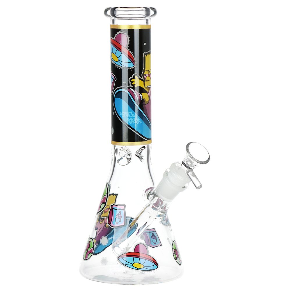 Don't Have A Cow Beaker Glass Water Pipe - 10" / 14mm F / Designs Vary