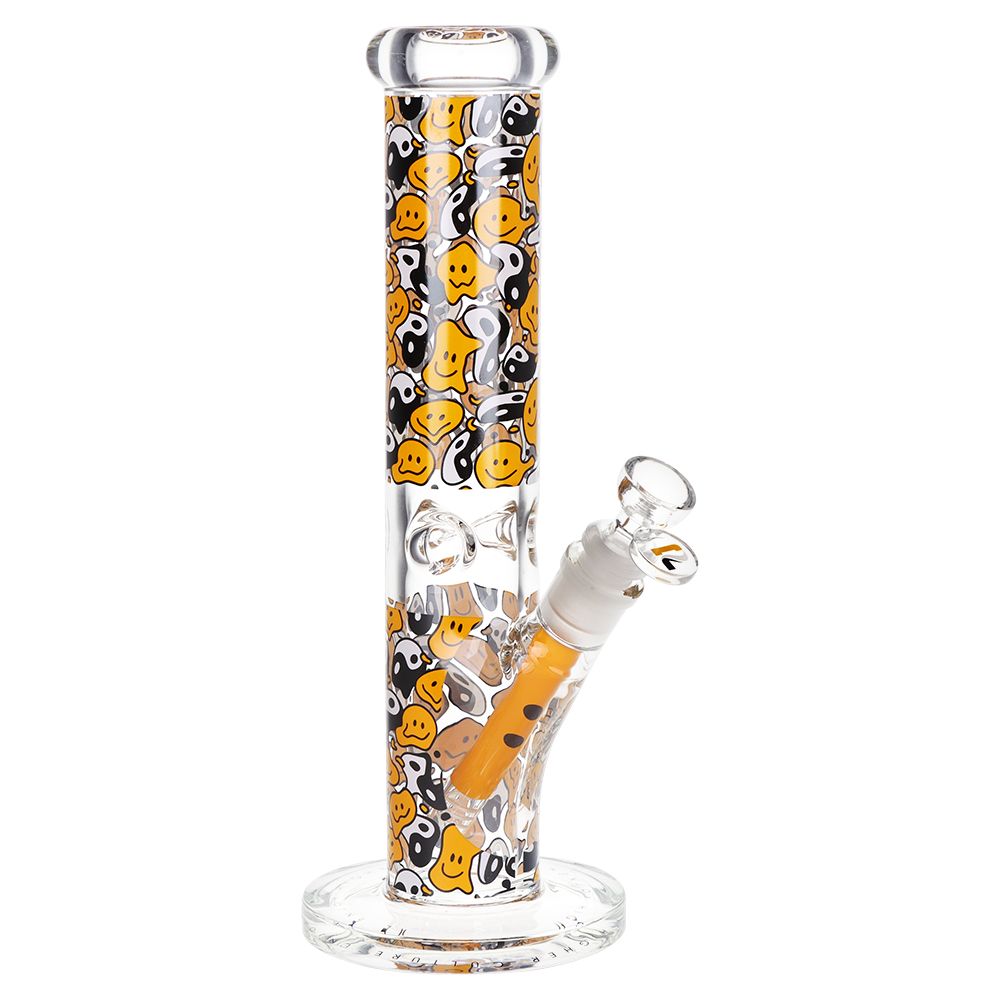 Pulsar Design Series Straight Tube Glass Water Pipe | 12" | 14mm F