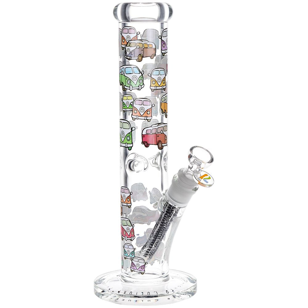 Pulsar Design Series Straight Tube Glass Water Pipe | 12" | 14mm F