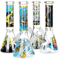 Don't Have A Cow Beaker Glass Water Pipe - 10" / 14mm F / Designs Vary