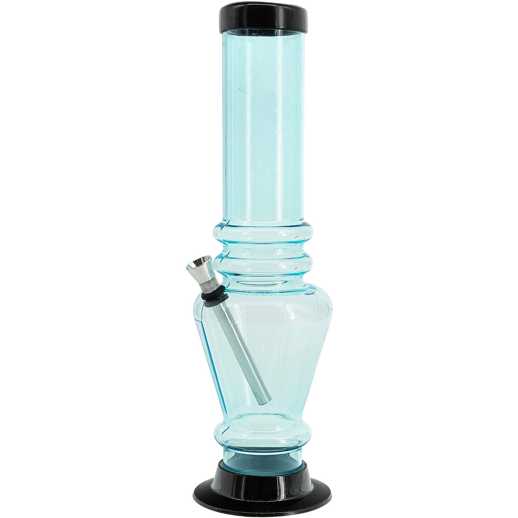 Acrylic Vase Base Bong  12"