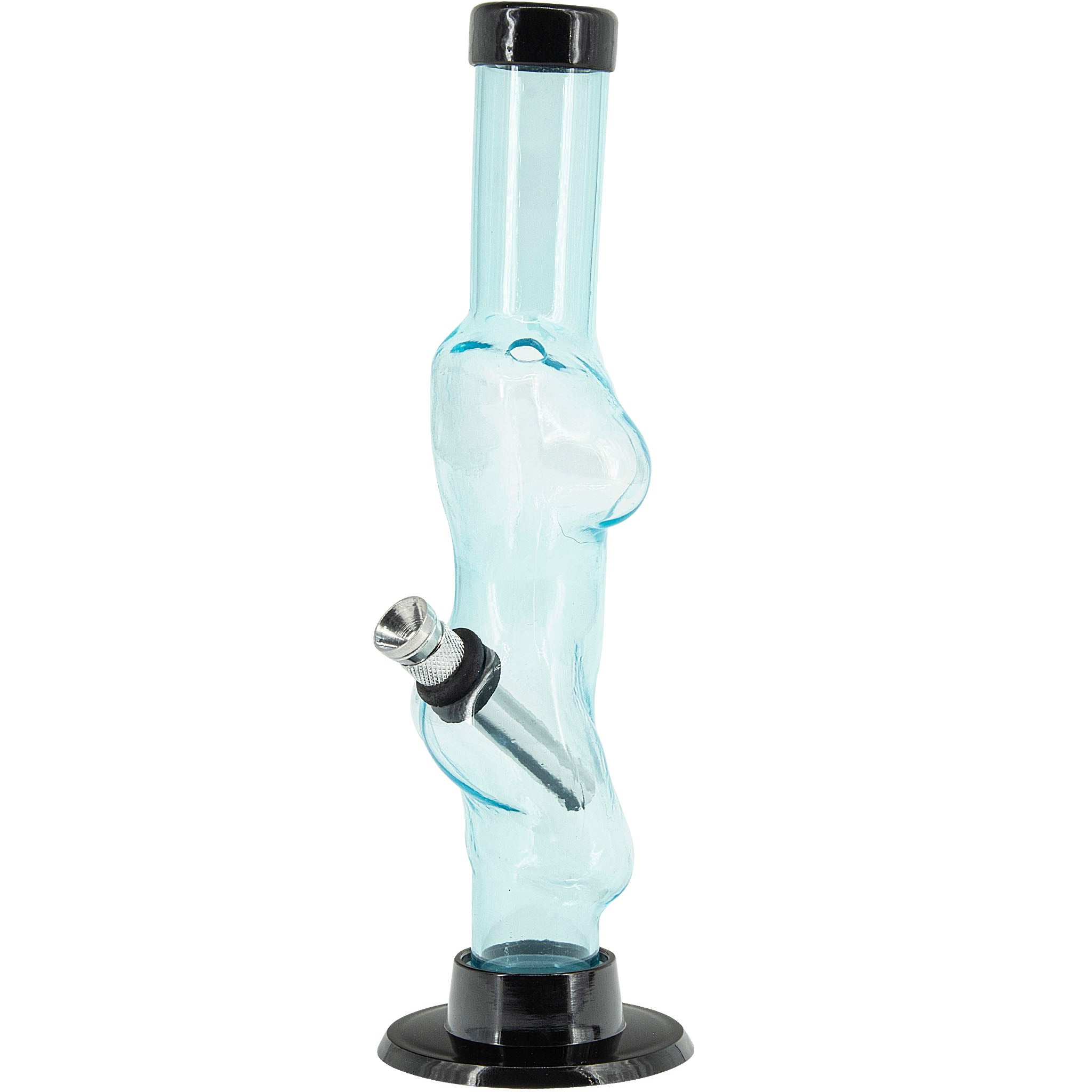 Acrylic Lady Contour Bong 8"  - Multiple Colors