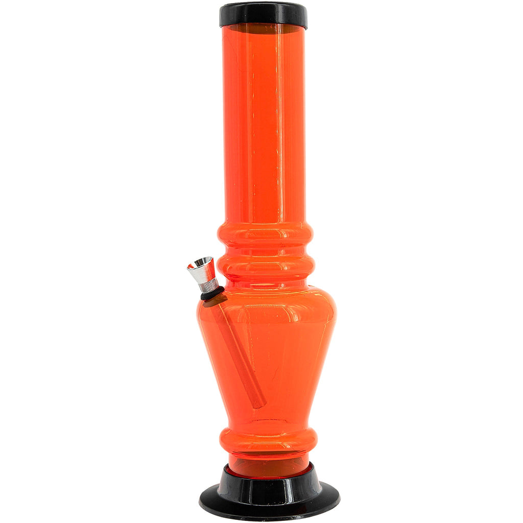 Acrylic Vase Base Bong  12"