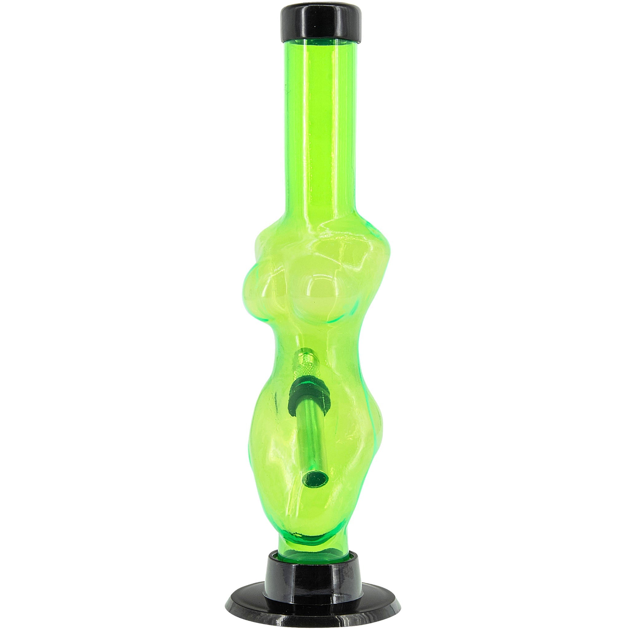 Acrylic Lady Contour Bong 8"  - Multiple Colors