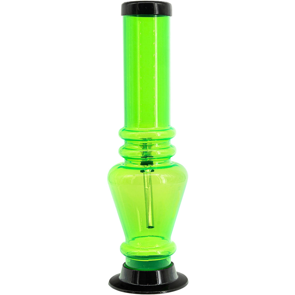 Acrylic Vase Base Bong  12"