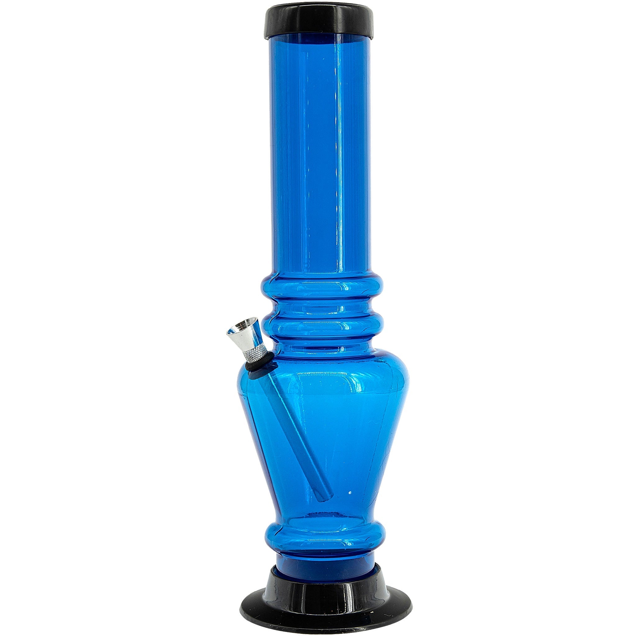 Acrylic Vase Base Bong  12"