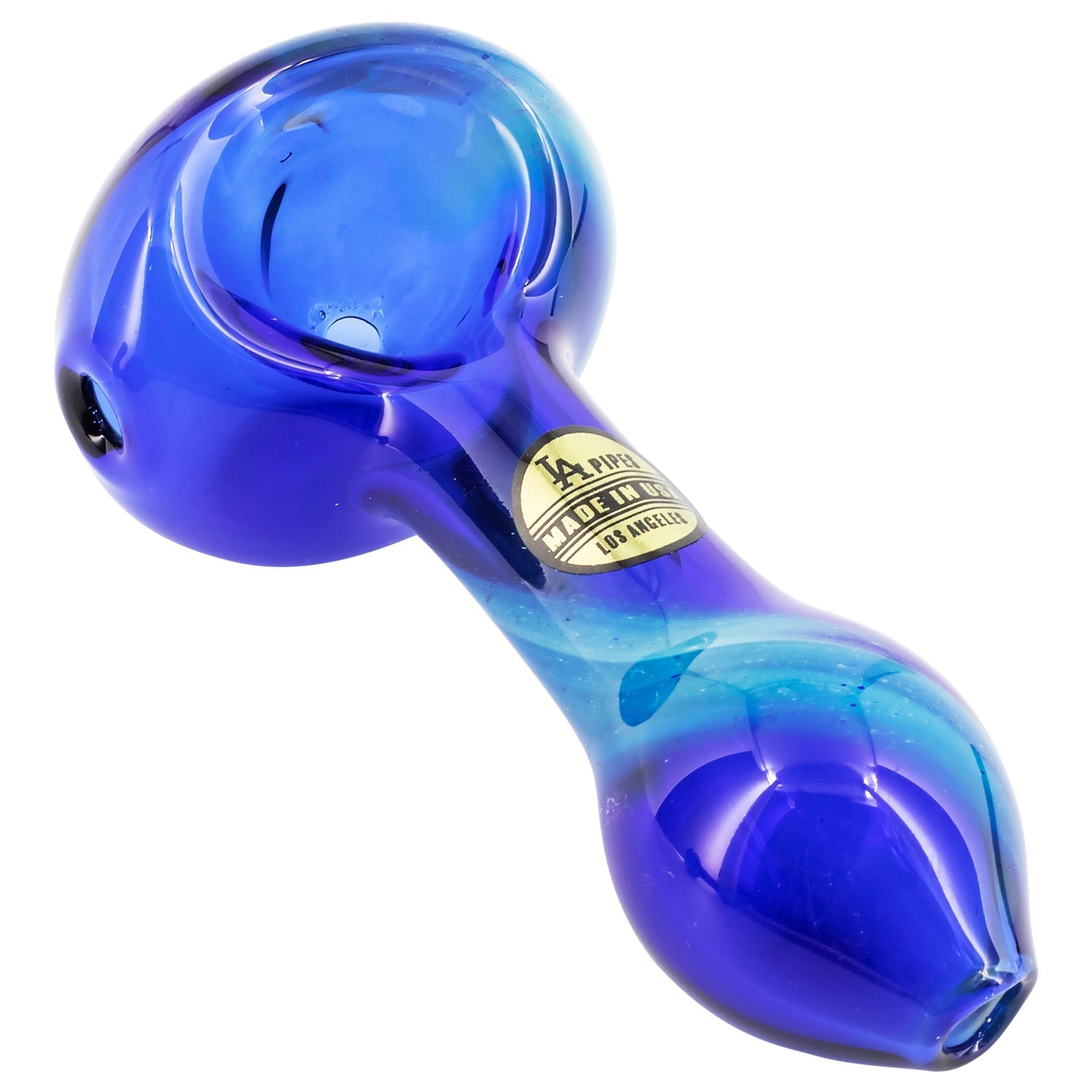 LA Pipes "Galaxy" Fumed Spoon Pipe