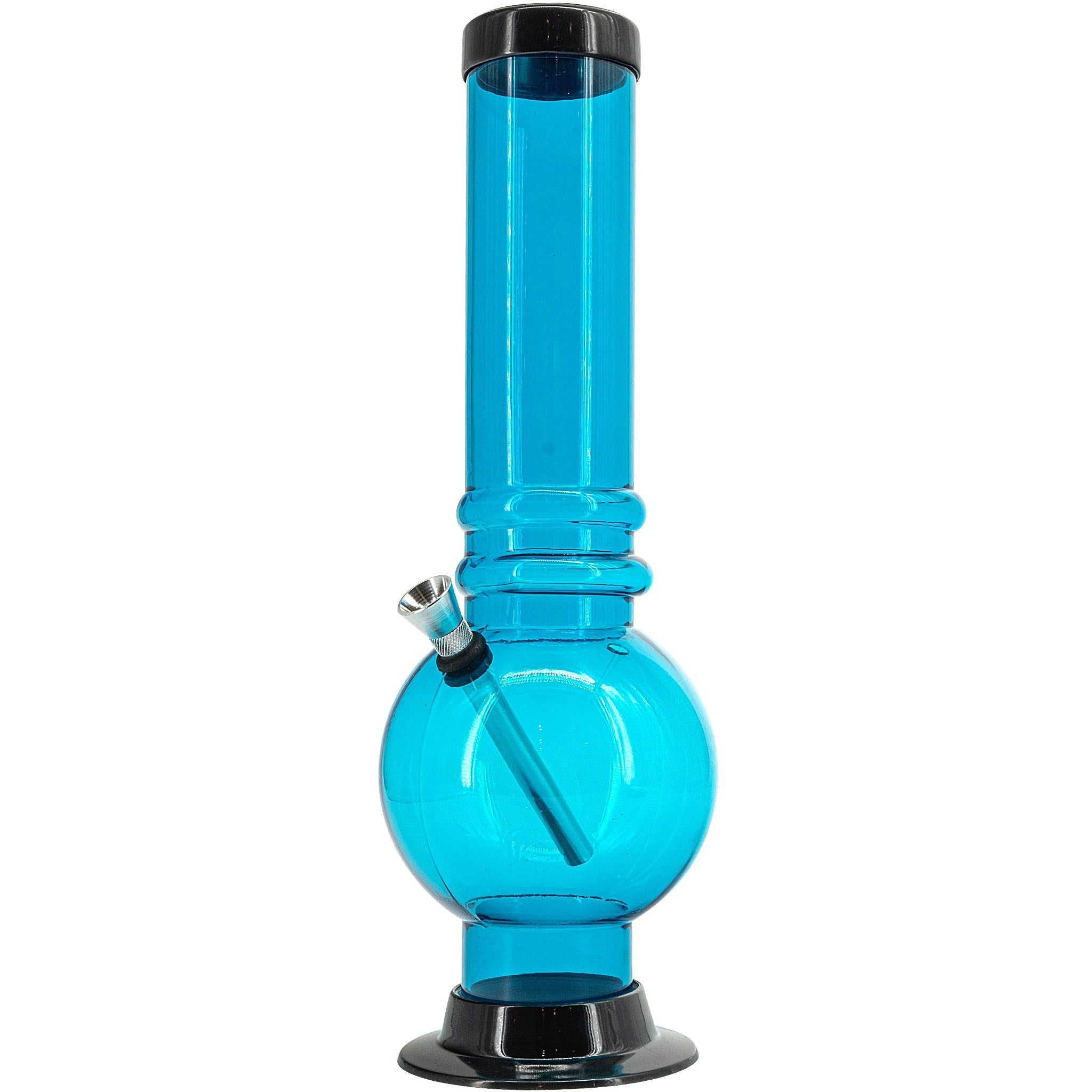 Acrylic Bubble Base Bong - 12-15"