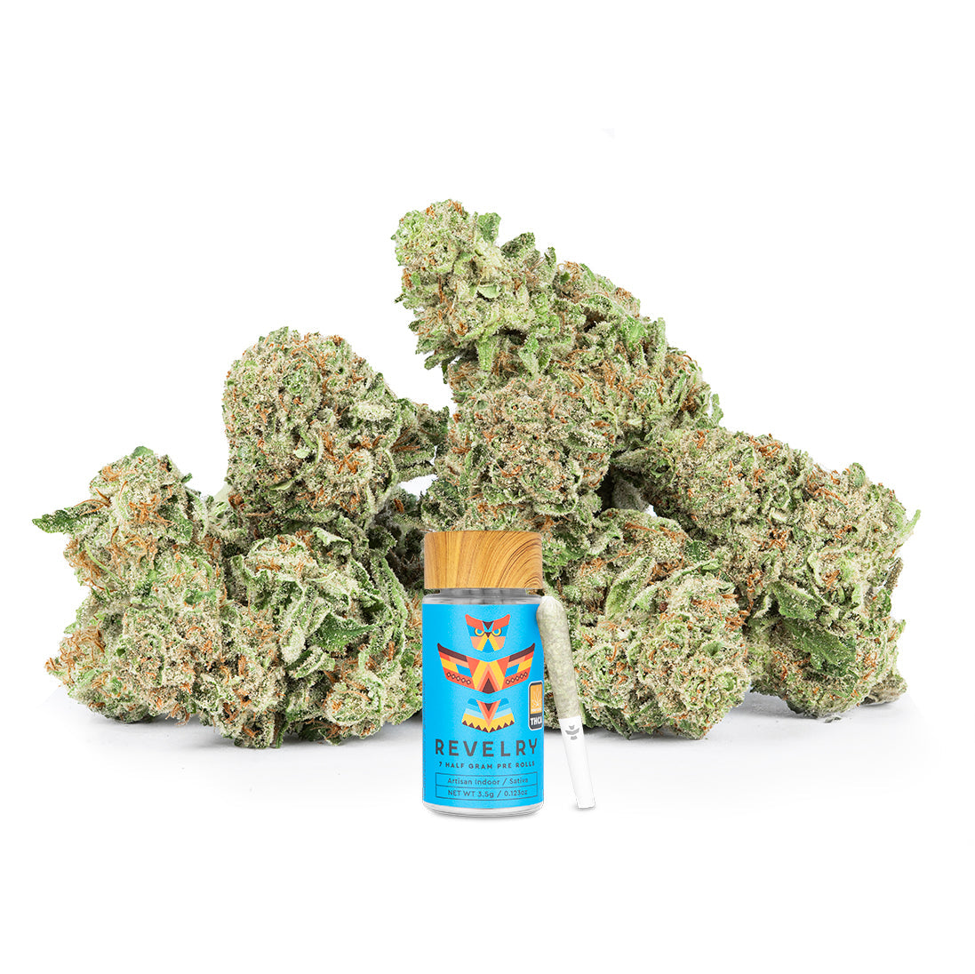 Revelry Passion Fruit Punch THCA Pre Rolls 7 Pack