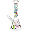 Pocket Monsters Beaker Glass Water Pipe - 10" / 14mm F